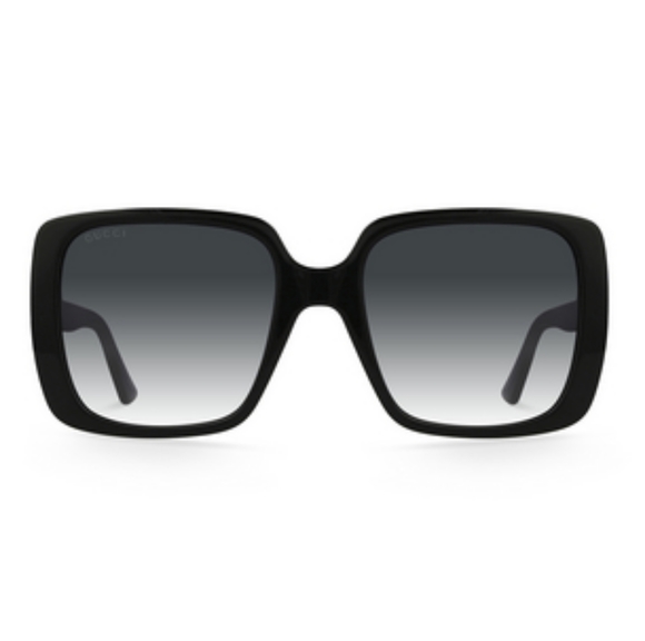 NEW GUCCI WOMEN'S OVERSIZED SQUARE SUNGLASSES GG0632S 001 BLACK GUCCI - Picture 4 of 13